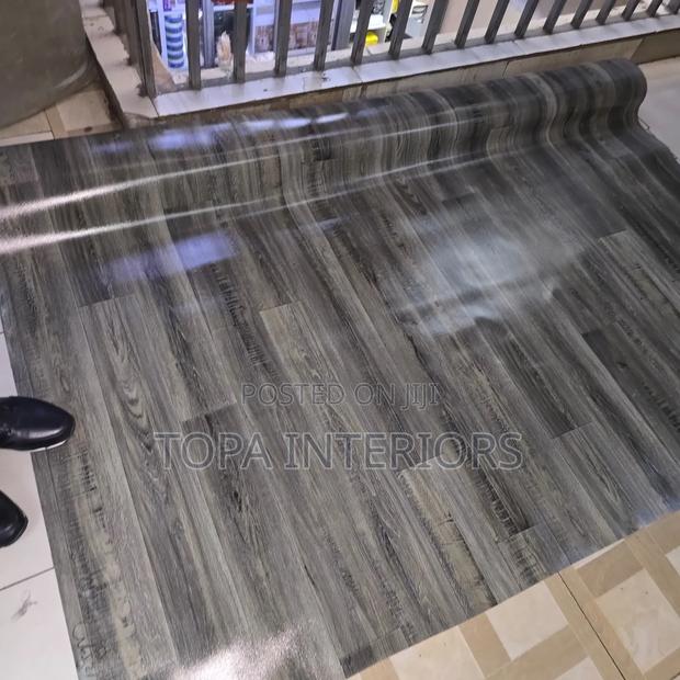 Greyish Waterproof Vinyl Flooring Carpets Home and Office