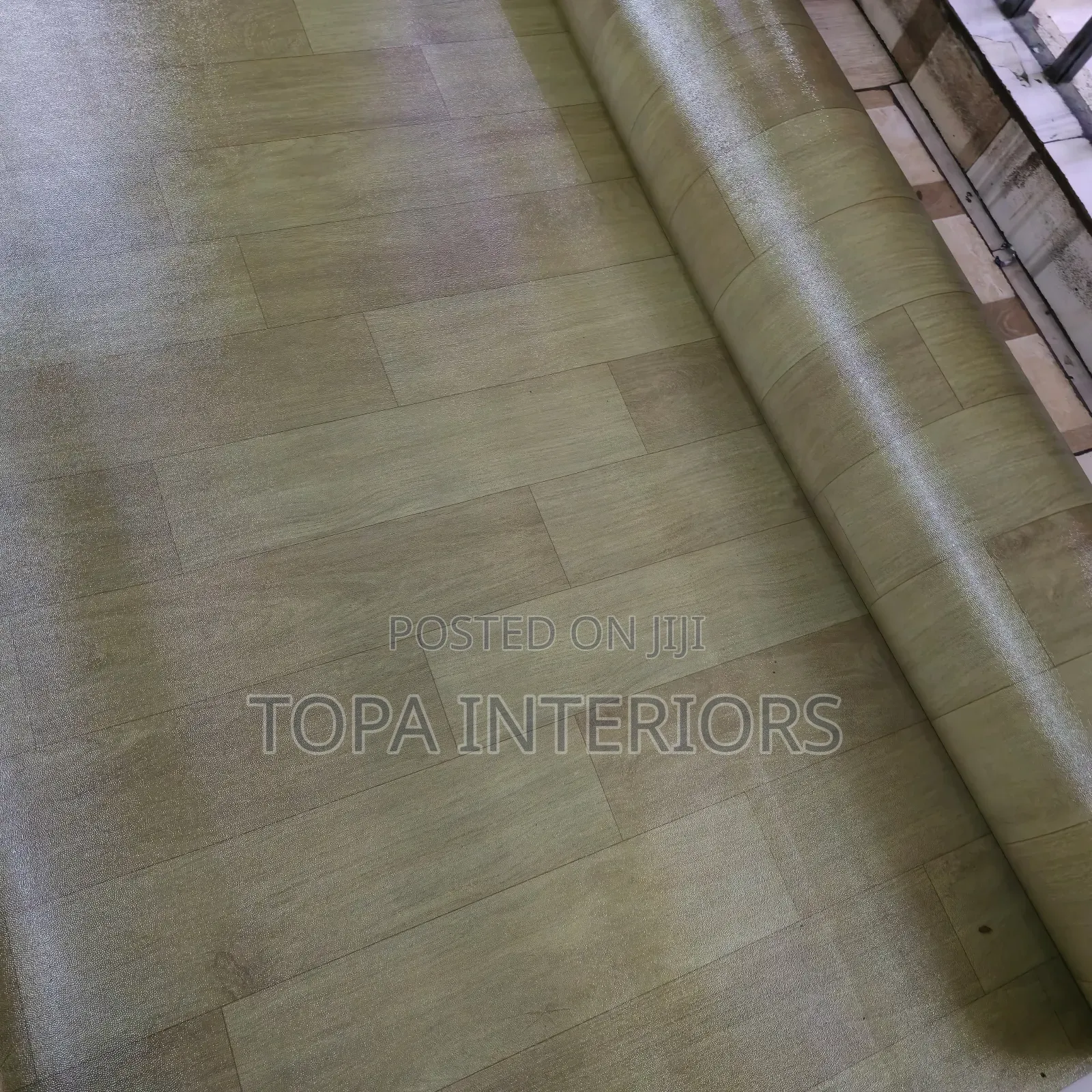 Wooden Look Mkeka Flooring Carpets Waterproof Vinyl Rugs