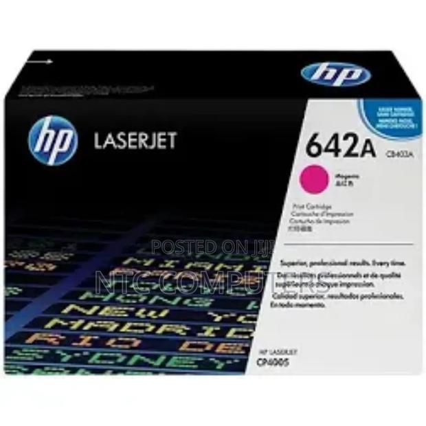 Hp 642a Magenta Original Laserjet Toner Cartridge (Cb403a