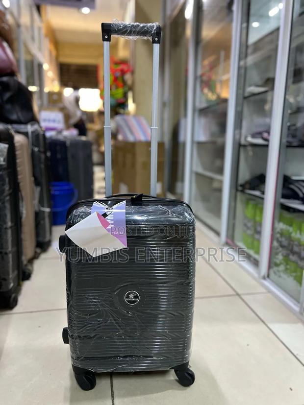 Black Small Height 56cm -Rubber Luggage Suitcases at 3000