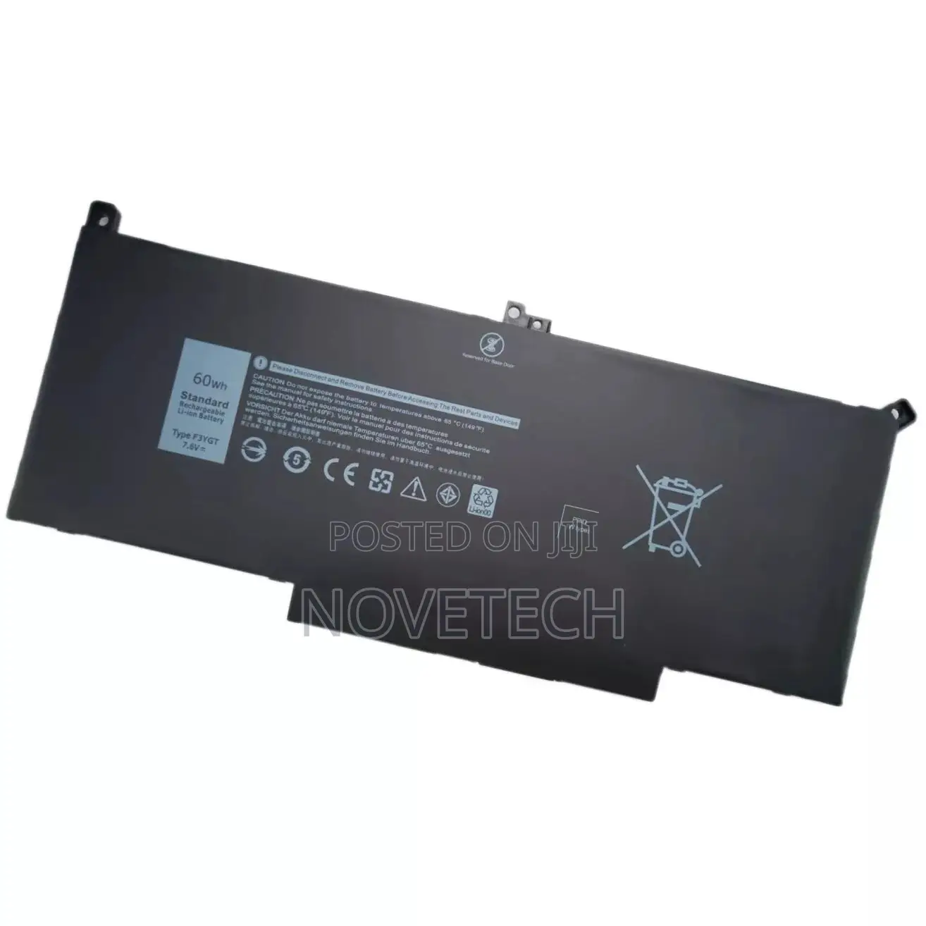 F3ygt Battery Dell Latitude 7280 7290 7380 7390 7480 7490