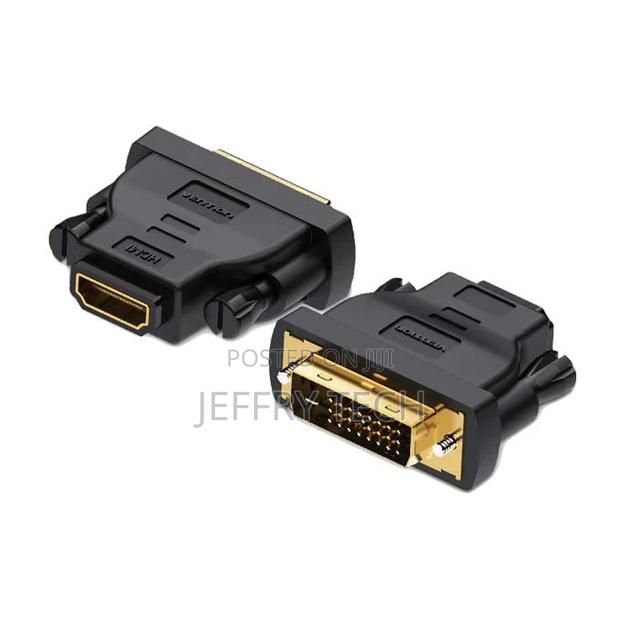 Vention Dvi(24+1) Male to Hdmi Female Adapter - Black