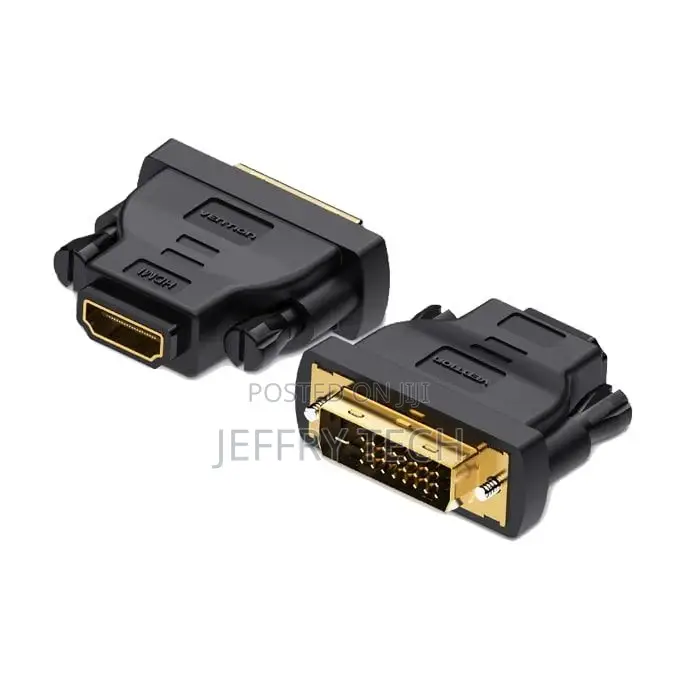 Vention Dvi(24+1) Male to Hdmi Female Adapter - Black
