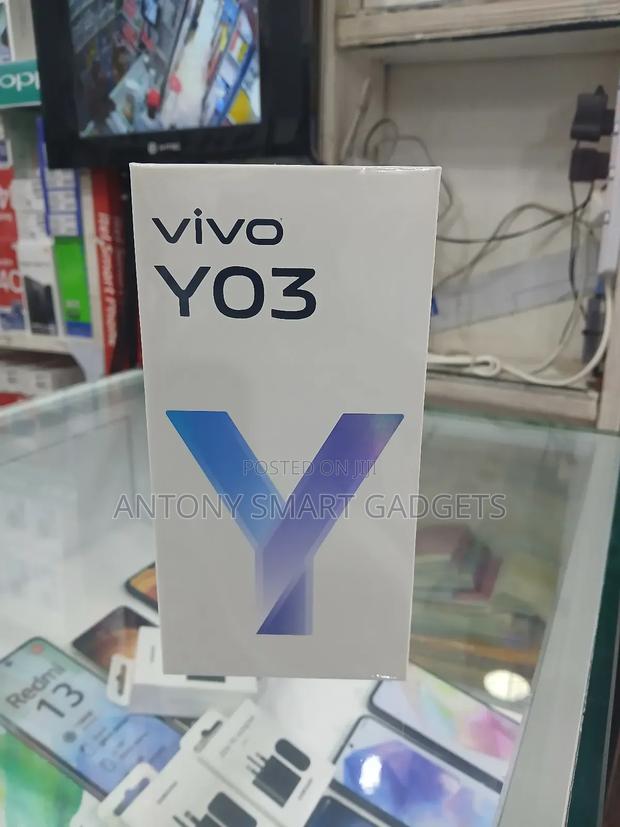 New Vivo Y03 64 GB Black
