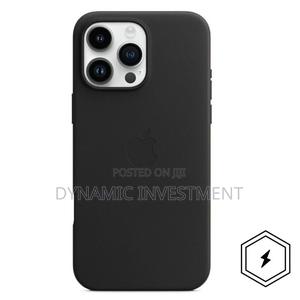 iPhone 16 Pro Max Leather Case/Cover With Magsafe –Black - thumbnail 2