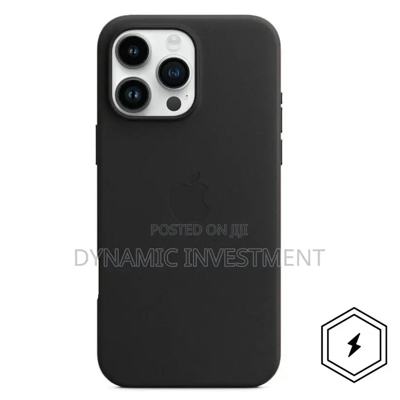 iPhone 16 Pro Max Leather Case/Cover With Magsafe –Black