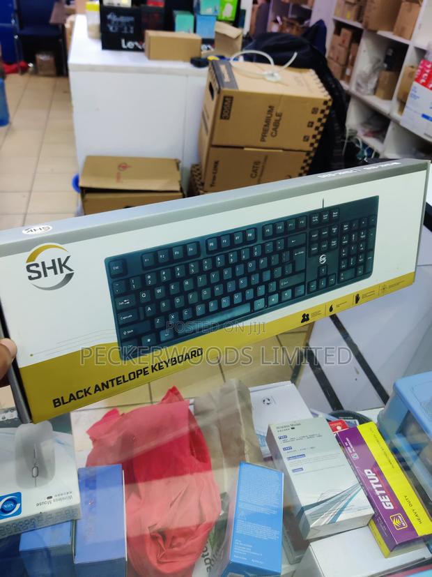 SHK Tj-818 Black Antelope Wired Keyboard - Durable