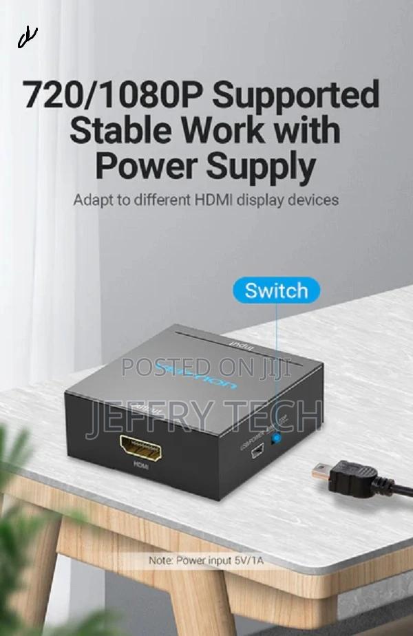 Vention Aefb0 Rca to Hdmi Converter - Metal Type