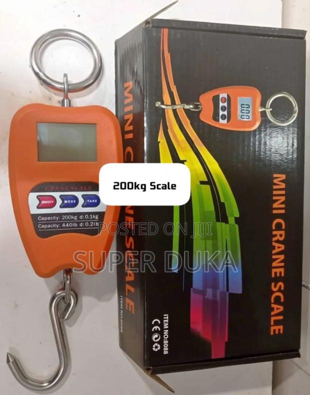 Mini Crane Scale. 200 Kg Hanging Scale - main view