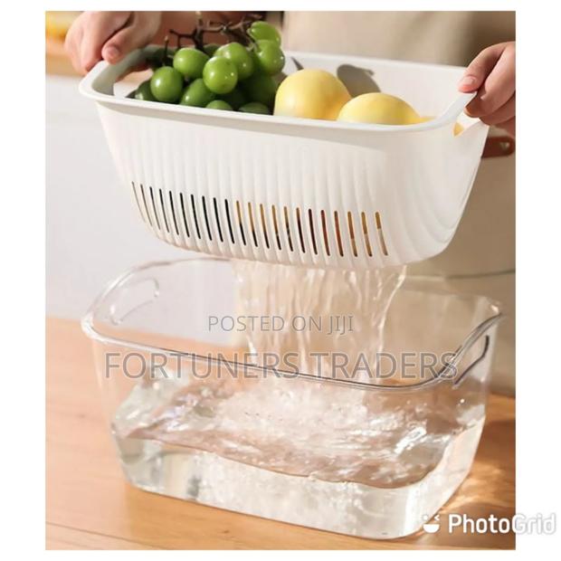 Basket Drainer Double Layer Drain Basket