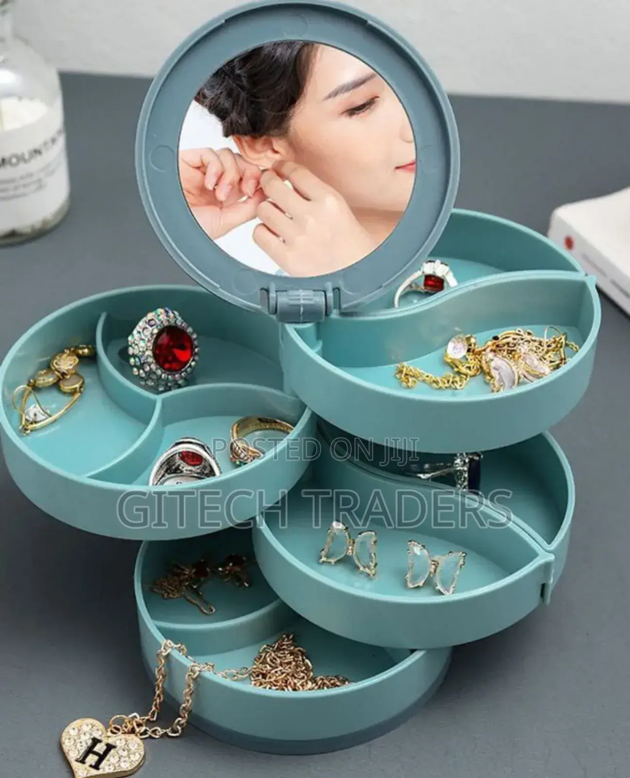 *4 Layer Rotating Accessories Storage Box