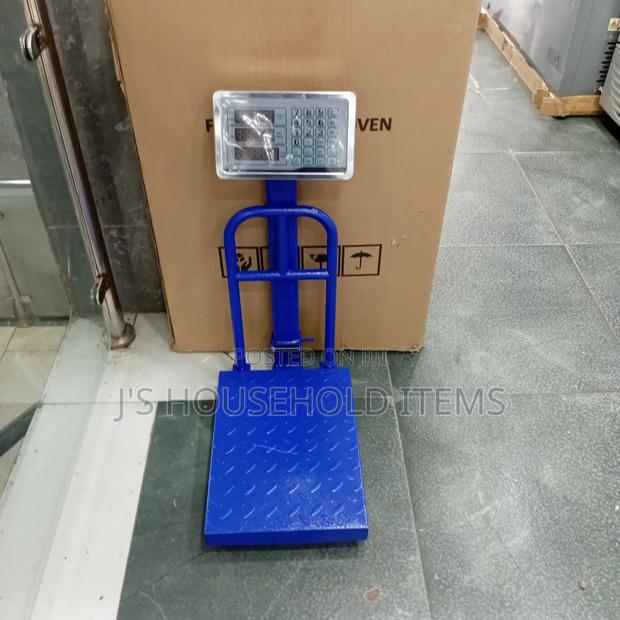 Heavy Load Blue Platform Scale – 150kg Max - main view