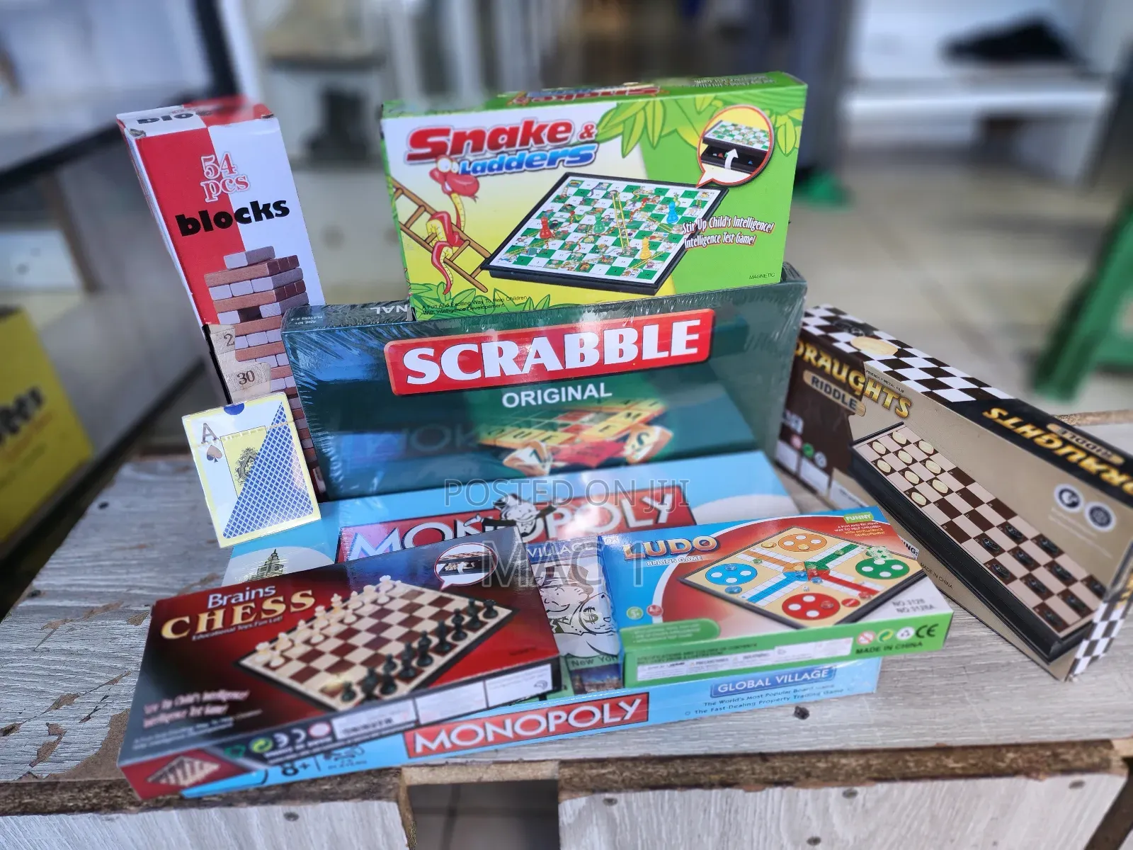 All Board Games Chess Monopoly Scrabble Draught Jenga Poker
