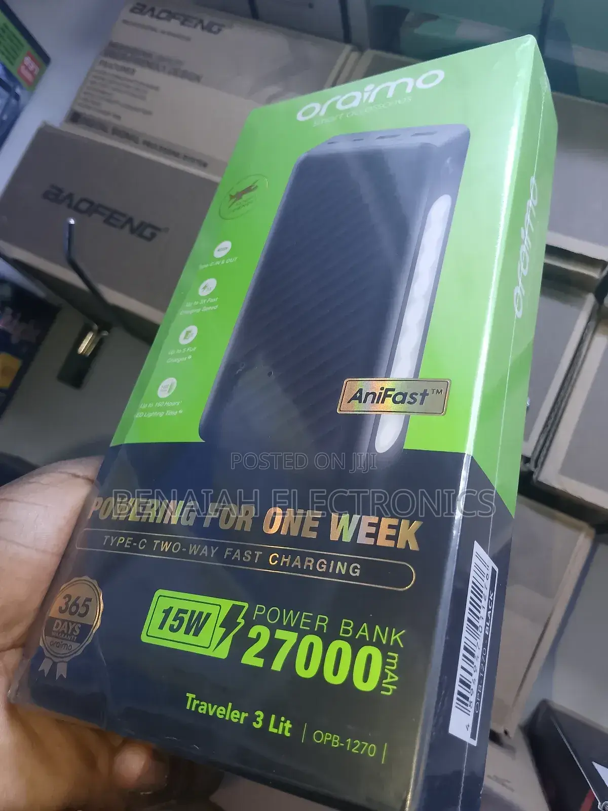 Powerbank 27000 Mah Power Bank.Up to 3* Fast Charging Speed