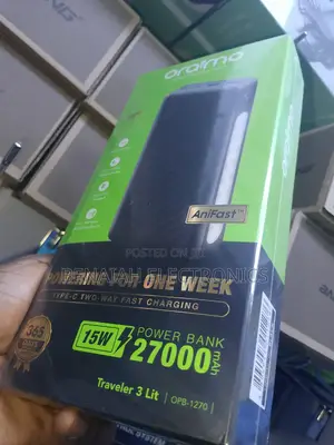 27000 Oraimo Powerbank.Up to 5 Full Charge