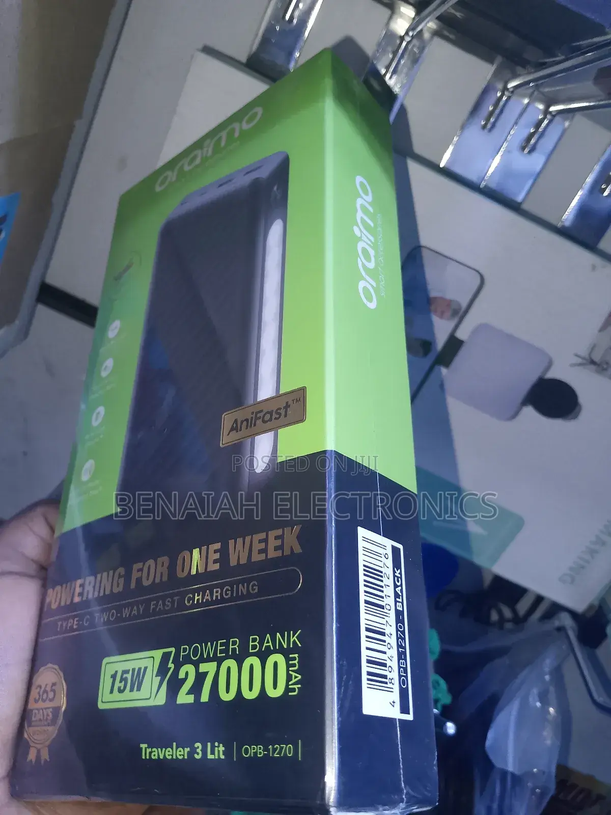 Original Oraimo Powerbank 27000 Mah (Quick Charge)
