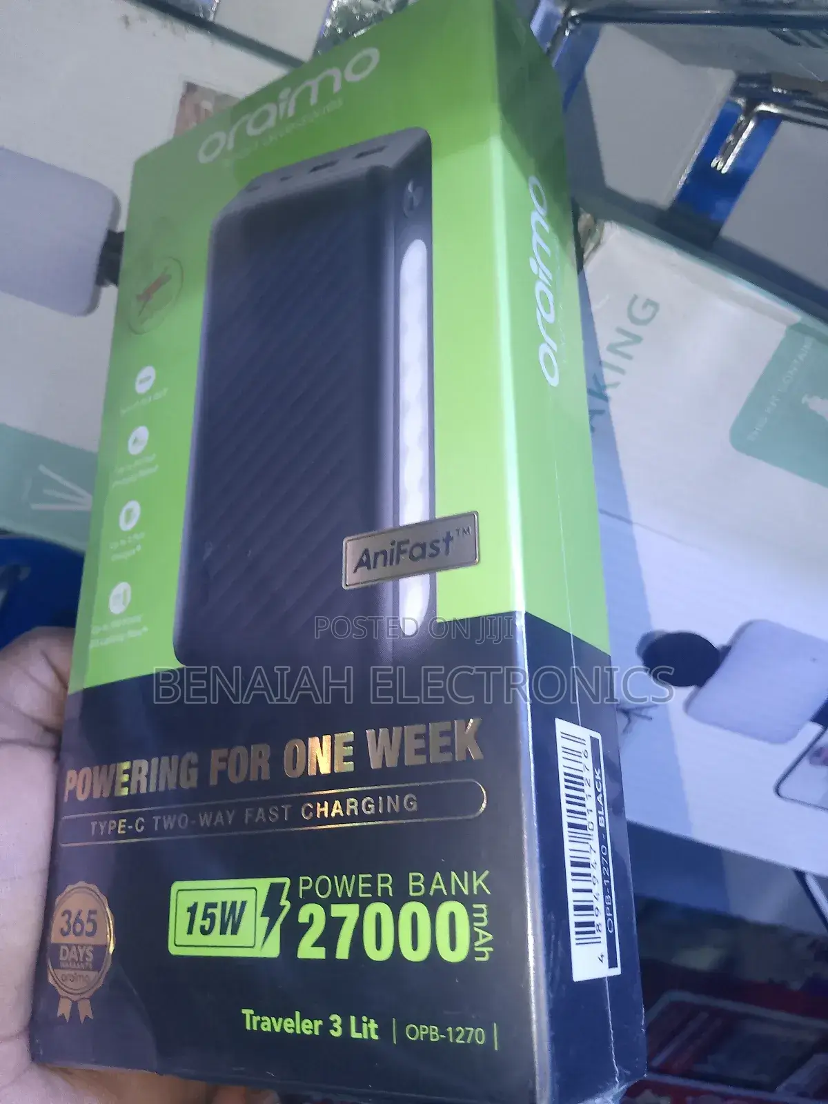Original Oraimo Powerbank 27000 Mah (Quick Charge)