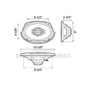 Ts-G6930f 6 X 9" - 3 Way Car Coaxial Speakers
