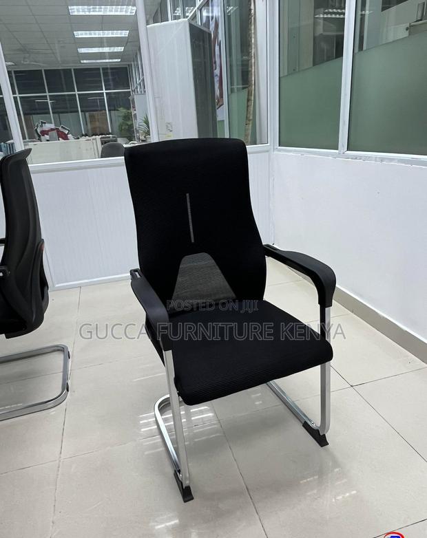 Office Chairs: Office Modern Conference Mesh Kneeling Chair - thumbnail 4