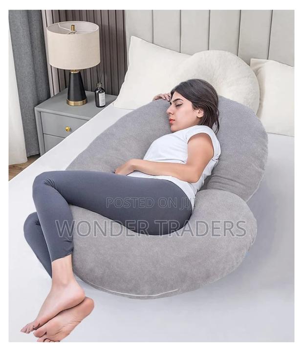 Imported Velvet C Shape Pregnancy Pillow - main view
