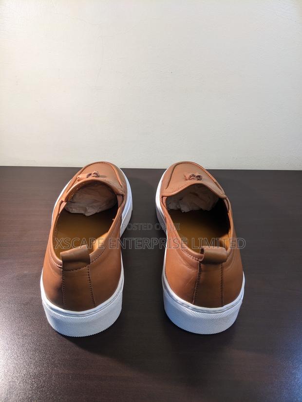 Tassel Leather Loafers (White Rubber Sole)