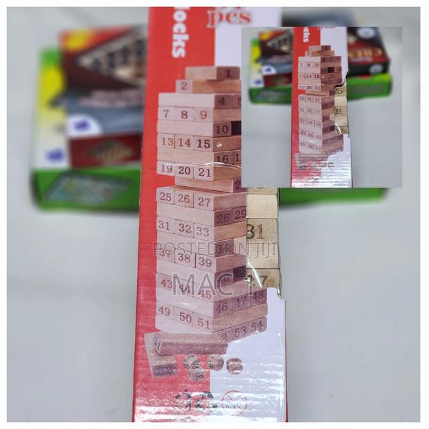 Jenga Blocks Wooden Tower Blocks - main view