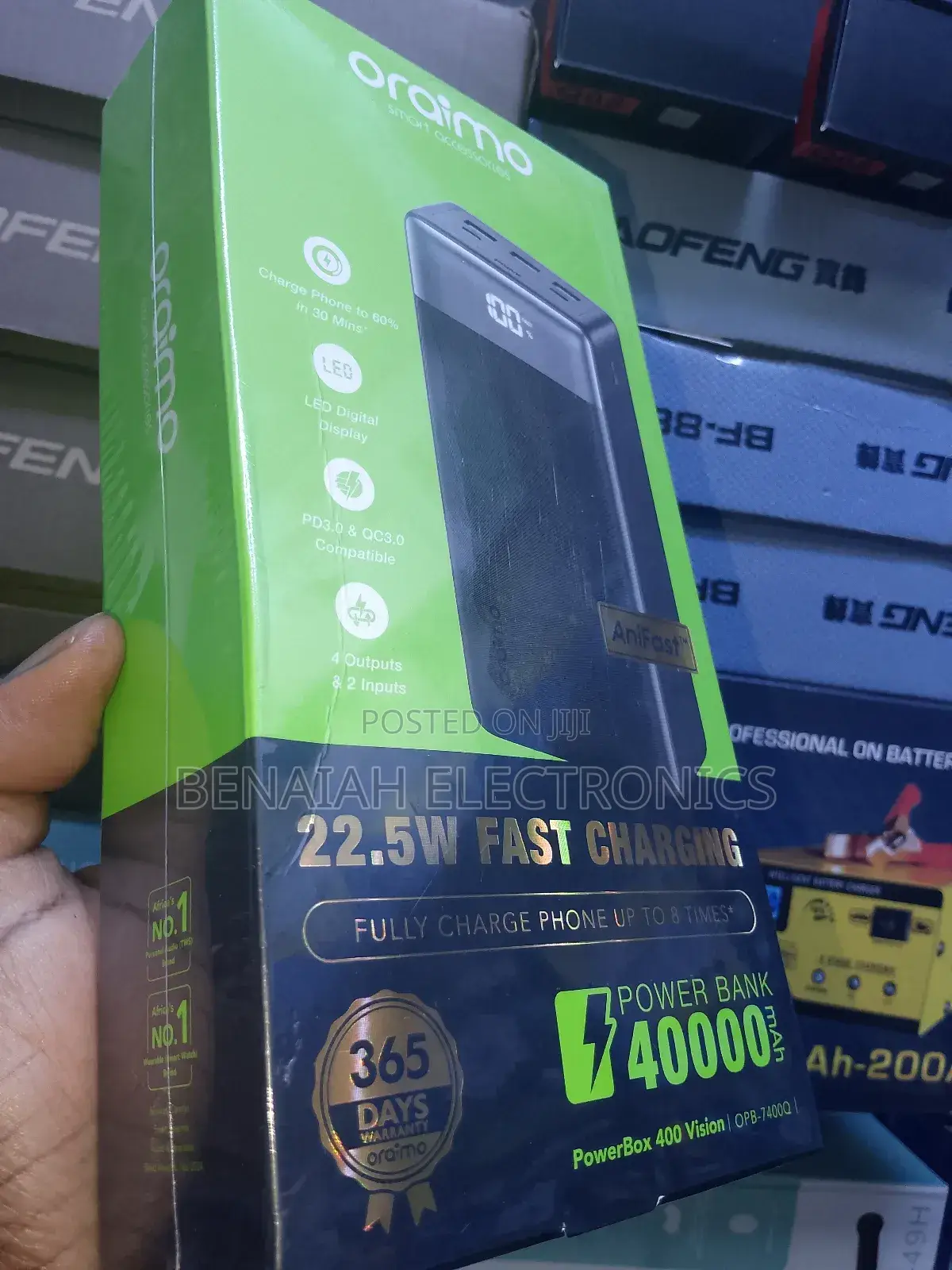 Powerbank 40000 Mah Oraimo Powerbank ( New Version)