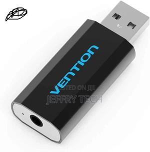 Vention 4 Pole External Sound Card - Vab-S15-B - thumbnail 2