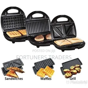 Sandwiches Naker 3in 1 Sandwich Maker*
