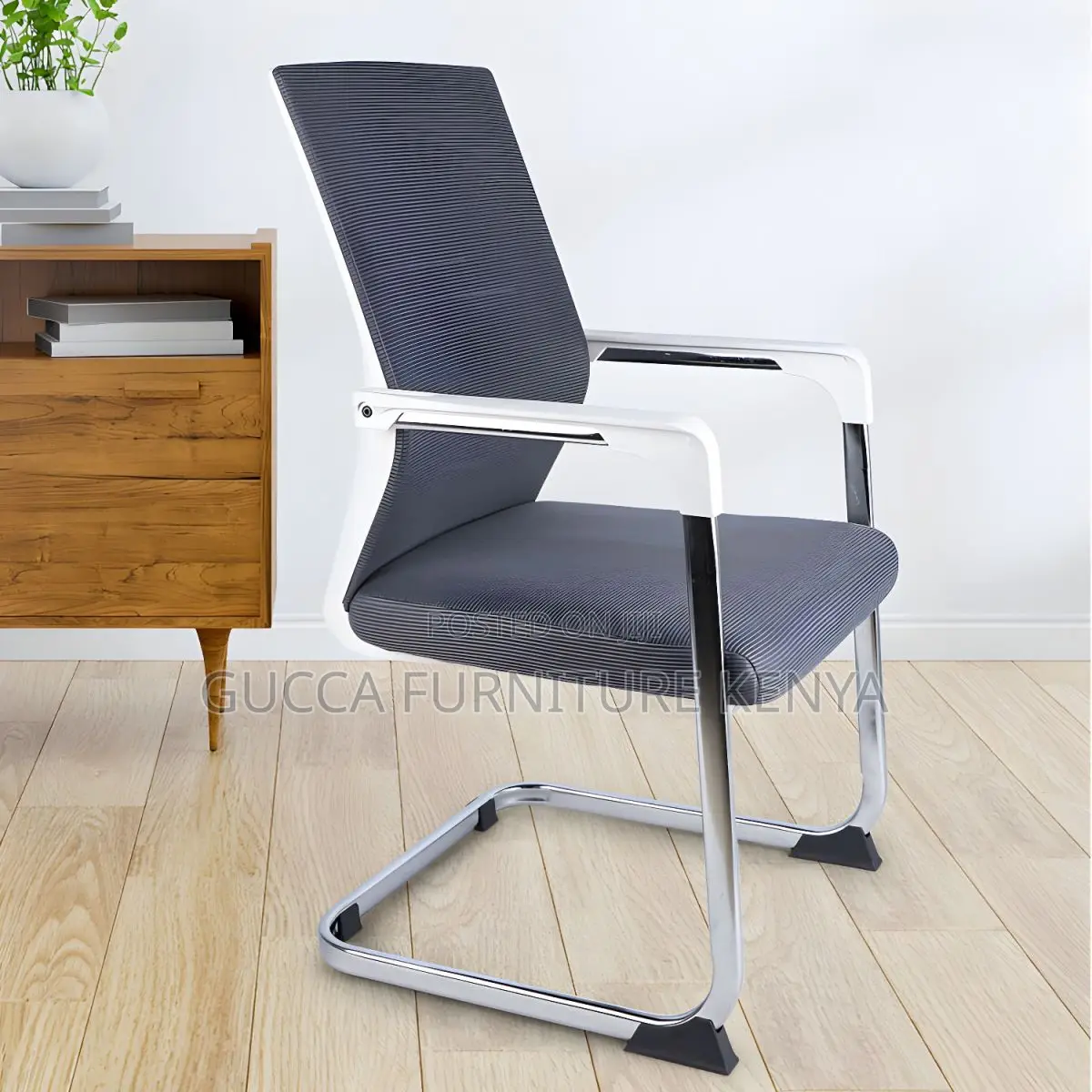 Office Chairs: Mesh Ergonomic Modern Fixed Arms Desk Seat