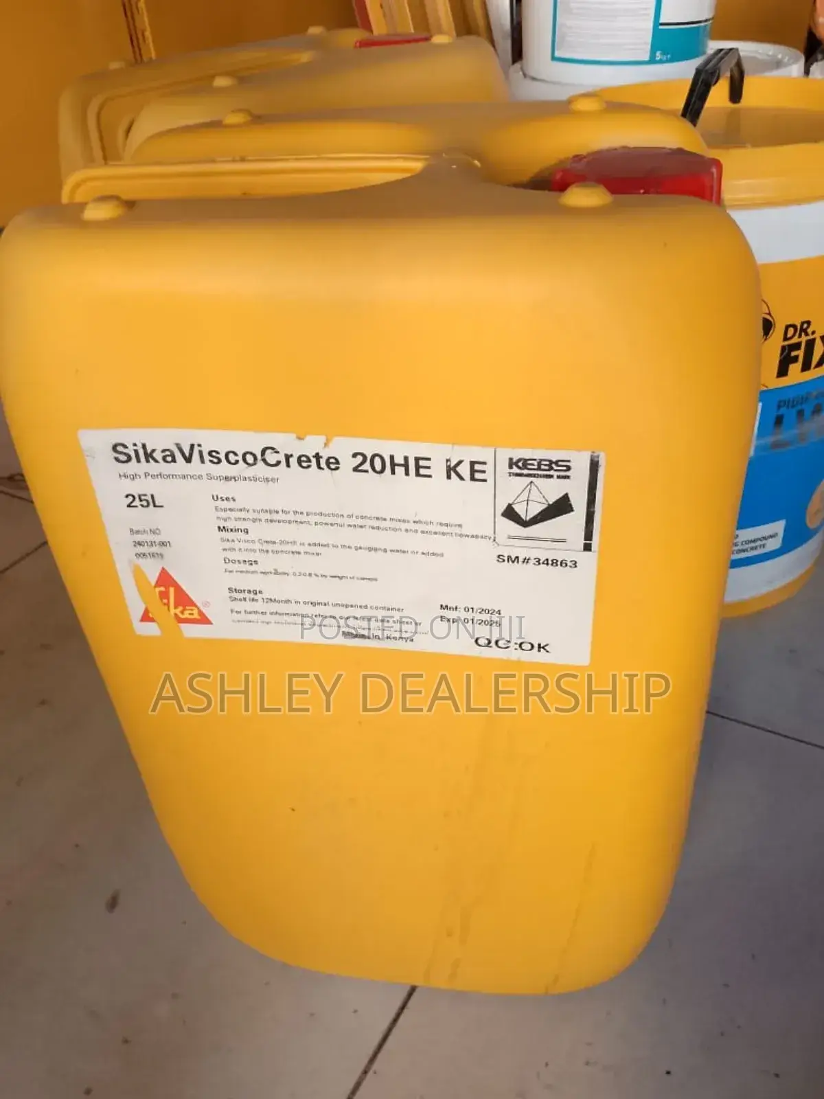 Sika 25litres Sika Viscocrete 20he Ke