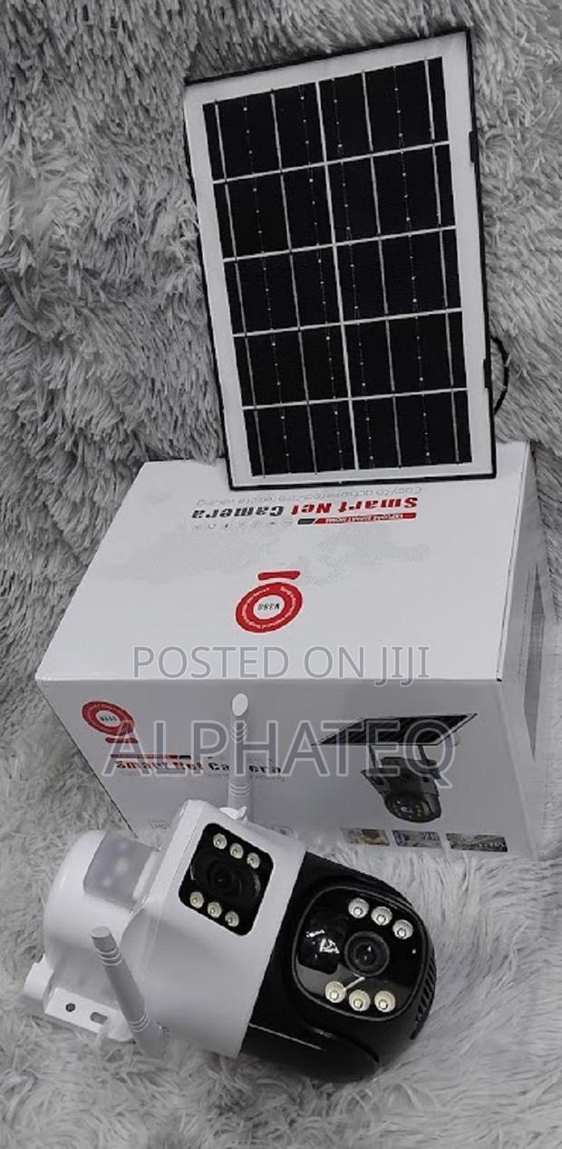 PTZ Ip66 Waterproof Loud Speaker 4g Dual Lens Solar Camera - main view