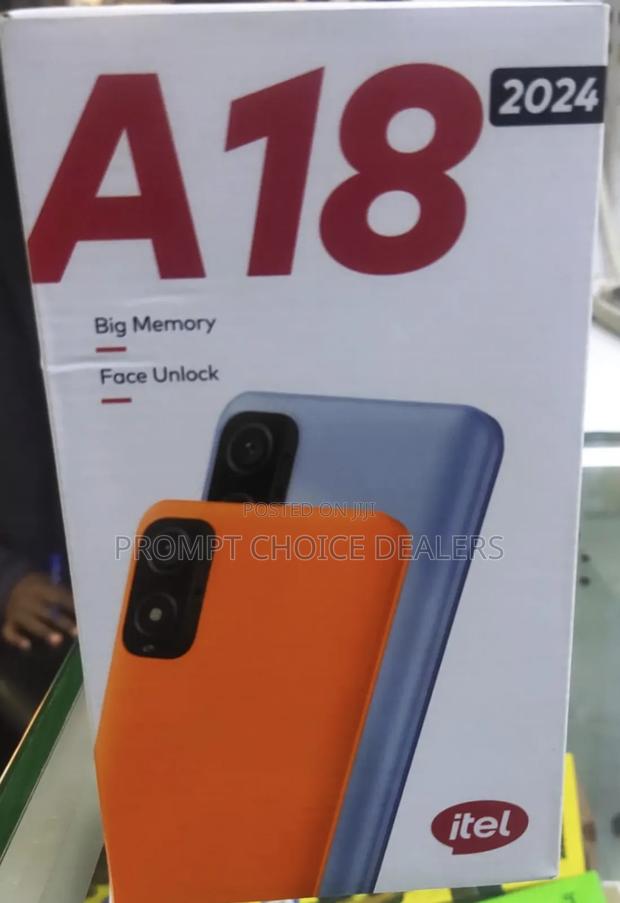 New Itel A18 32 GB Black - main view