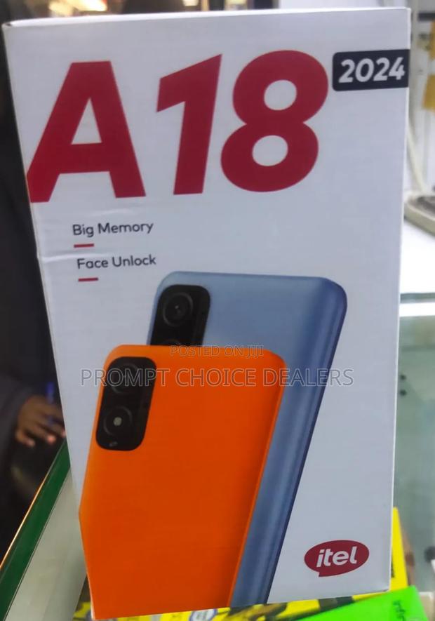 New Itel A18 32 GB Black - thumbnail 2