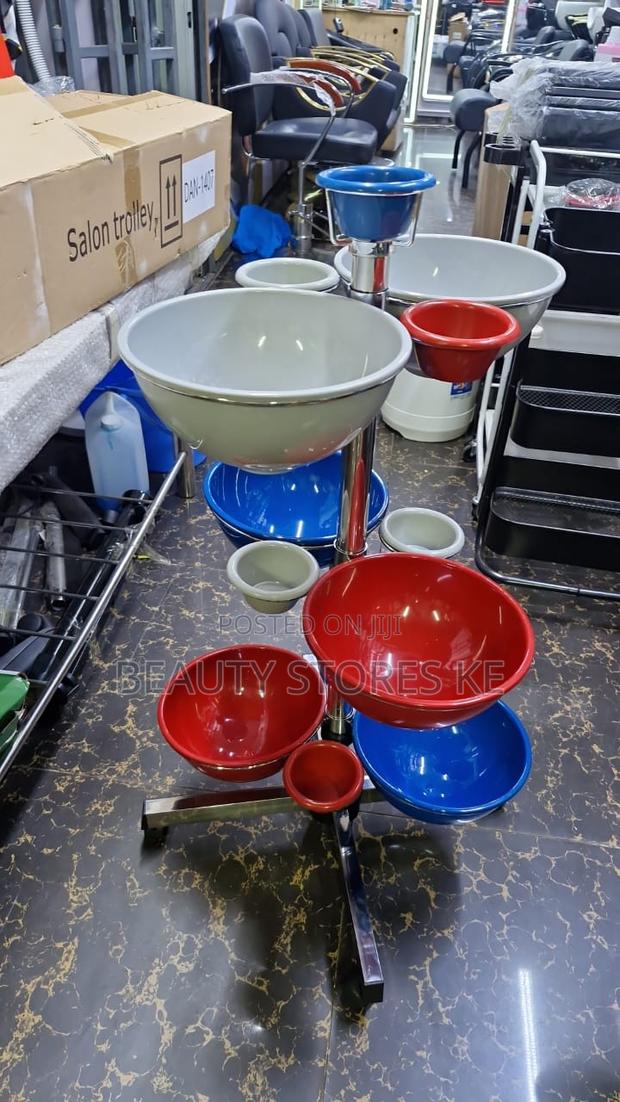 Salon Bowl Trolley Mixed Color