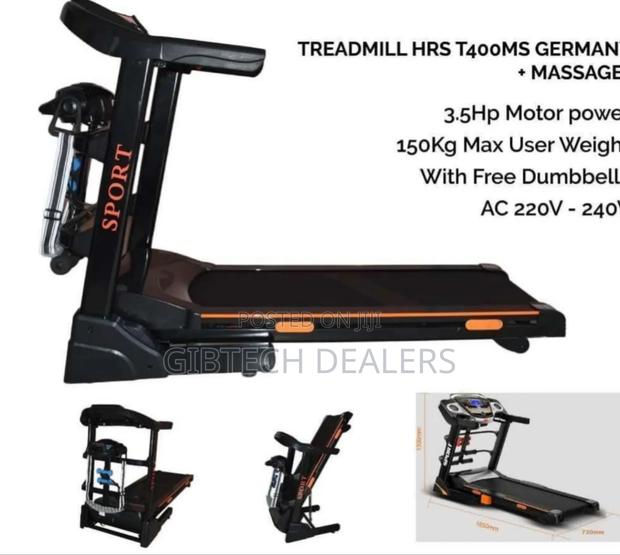 Auto Incline Treadmill With Massage Belt - main view