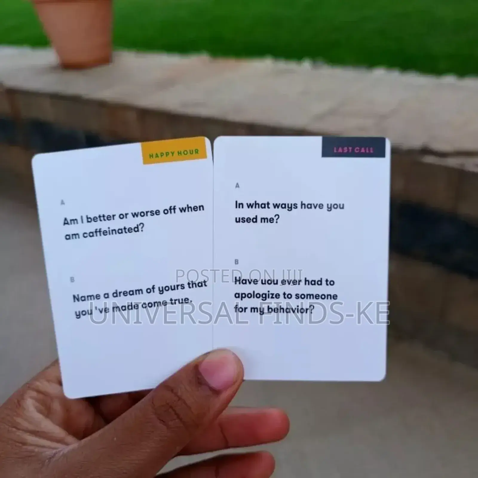 Truth or Drink Card Game Spill Secret or Sip In