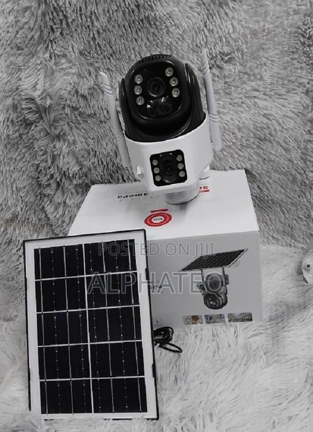 *^^Dual Lens V380 Pro 4g Solar PTZ Camera Colored Night Visi - main view