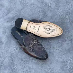 Men Leather Mules