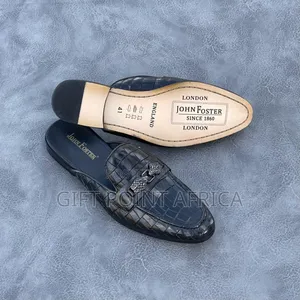 Men Leather Mules