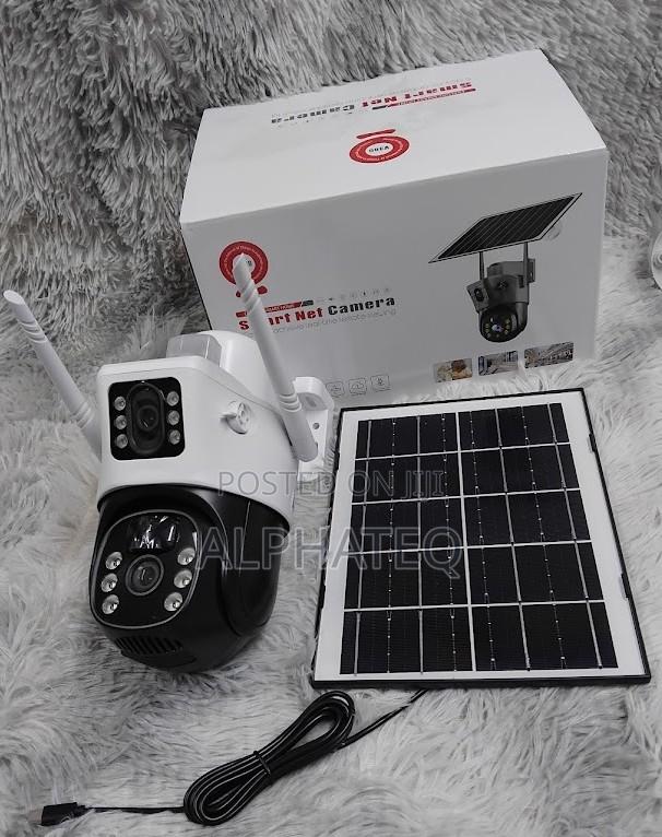 4g Solar Simcard PTZ Camera V380 With Dual Lens Camera