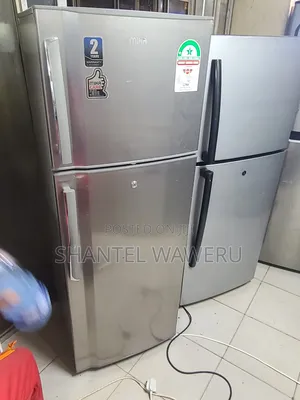 Mika Double Door Fridge 200litres