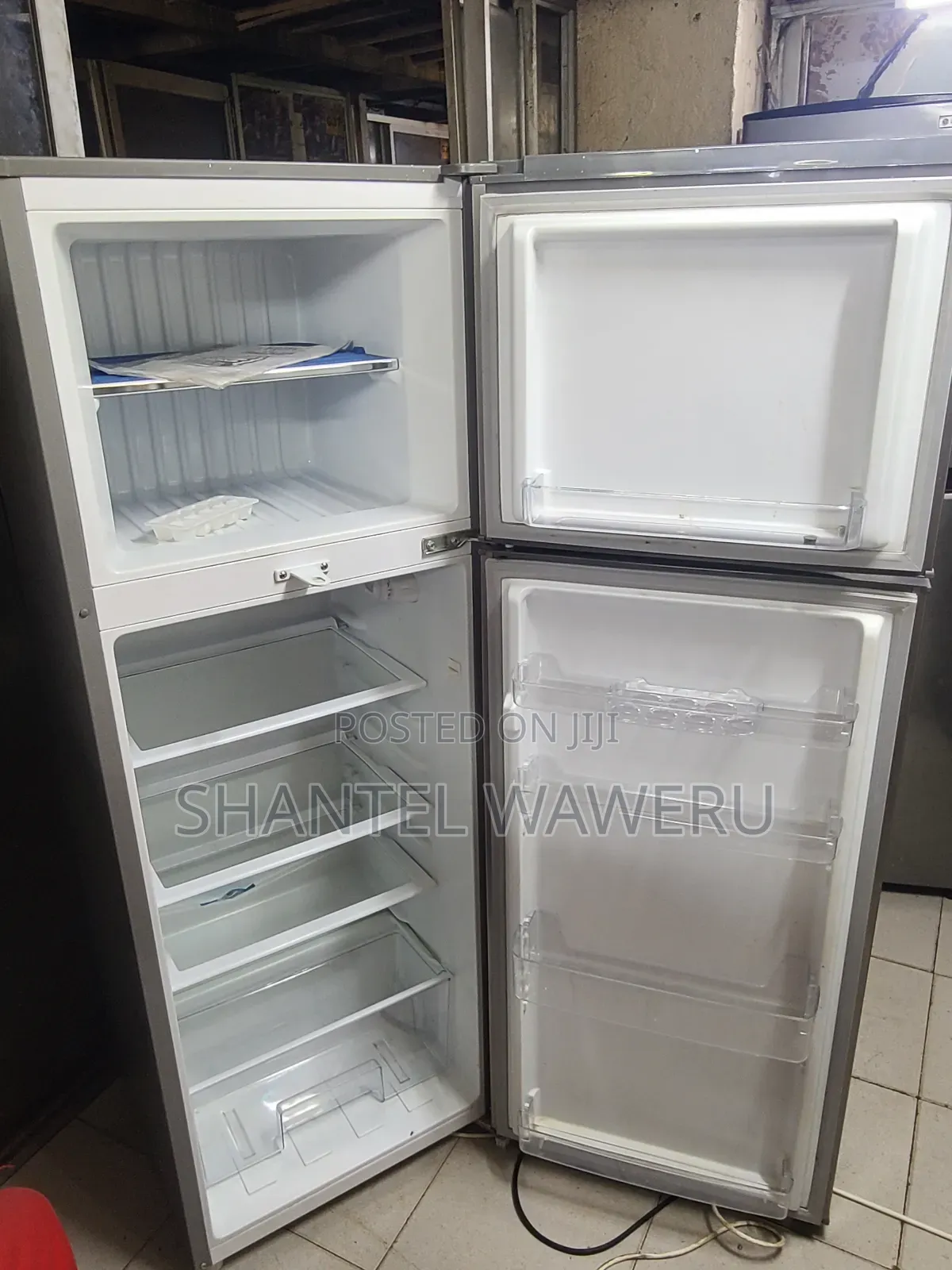 Mika Double Door Fridge 200litres