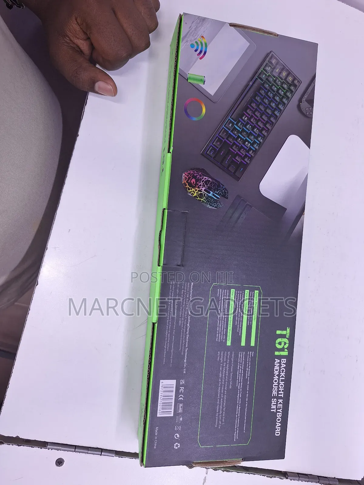 T61 Gaming Mechanical Wireless Rechargeable Keyboard Mouse