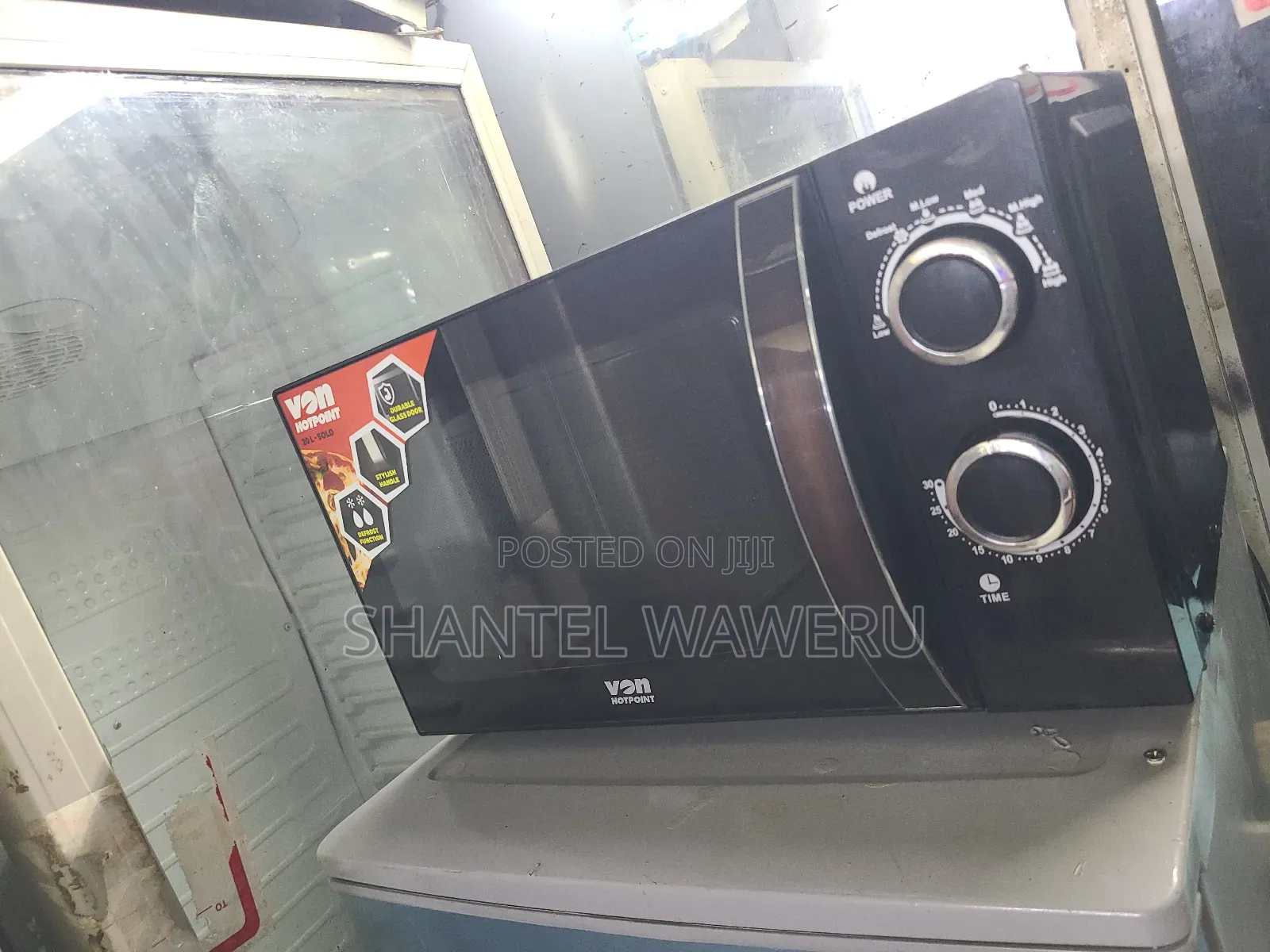 Von Hotpoint Durable Glass Door Microwave