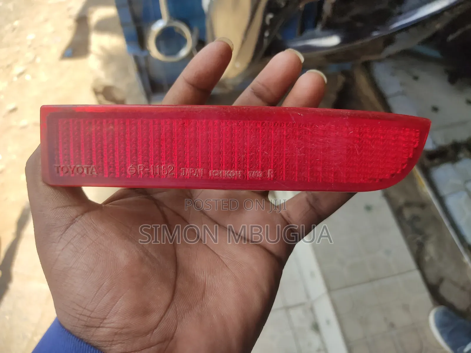 Toyota Rav 4 Rear Bumper Reflector