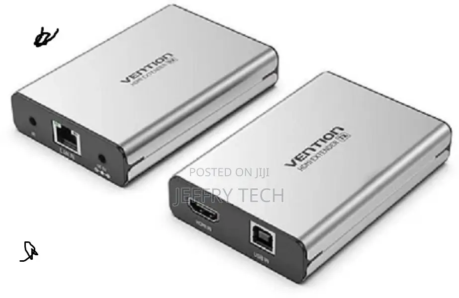 Vention Akbh0 Hdmi Network Cable Extender Aluminum Alloy