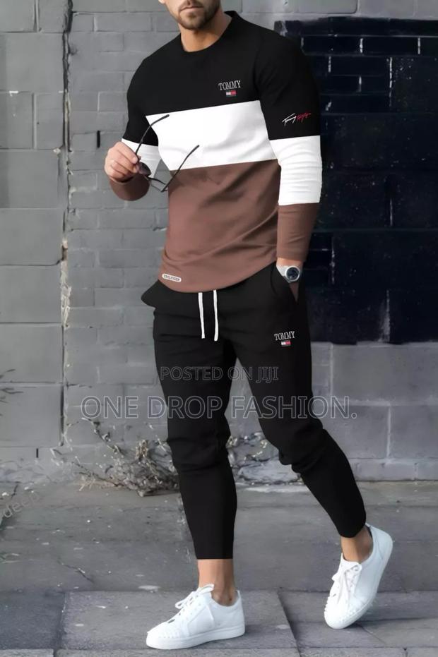 Tommy Plain Pants Tracksuits - main view