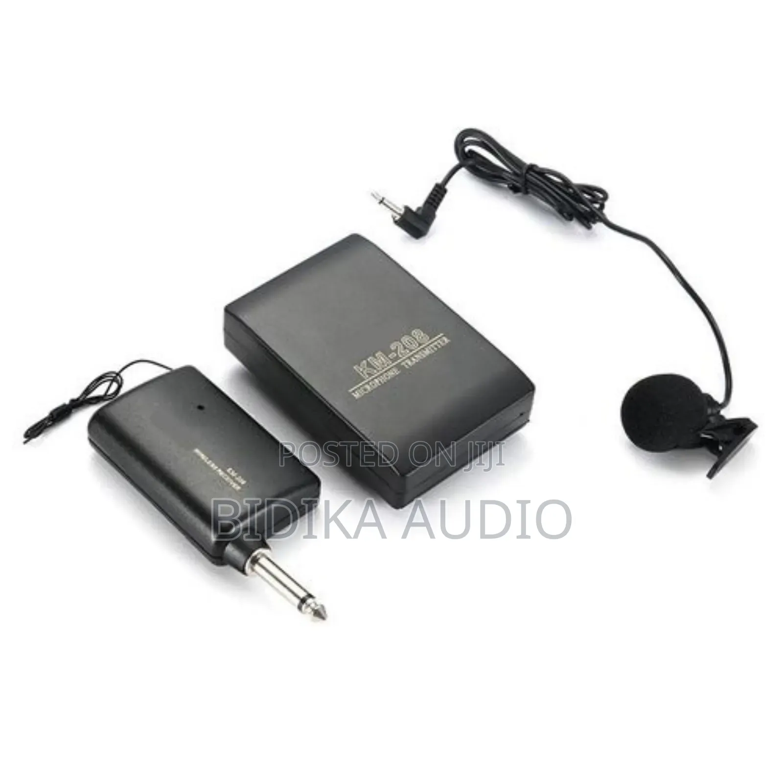 Km208 Wireless Microphone Collar Clip-on Portable Neck Mic