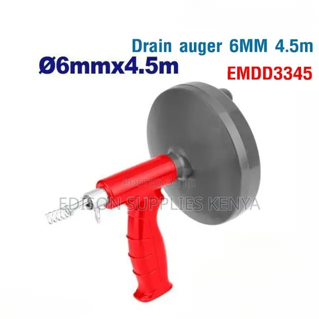 Drain Cleaner Emtop Drain Auger Sink Unclogger Snake